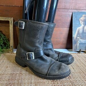 UGG Rockville II Boots Brown Leather Shearling Lining Size 11 Men